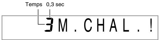 CASIO WK-200 - Lorsque l'indicateur clignotant sur le clavier affché resté éclairé, appuyez le plus rapidement possible sur la touche indiquée avec le doigt indiqué. - 1
