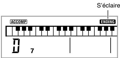 CASIO WK-200 - Pendant qu'un accompagnement automatique est joué, appuyez sur ①. - 1