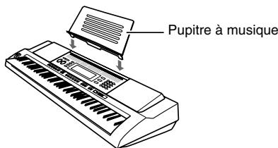 CASIO WK-200 - Installation du pupitre à musique - 1