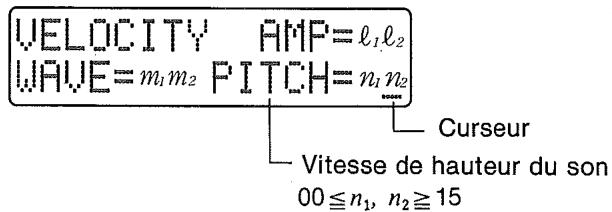 CASIO CZ-1 - (Vitesse de hauteur du son) - 1