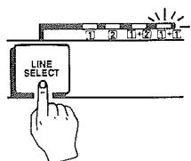 CASIO CZ-1 - LINE SELECT (Sélection de ligne) - 1