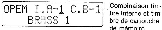 CASIO CZ-1 - OPÉRATIONS DE CARTOUCHE DE MÉMOIRE - 1