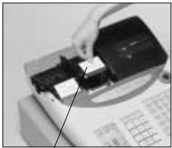 CASIO TE-2000 - Installer les trois piles de sauvegarde. - 2