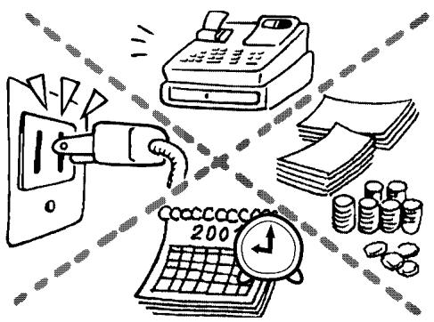 CASIO TE-M80 - Avant l'ouverture du magasin - 1