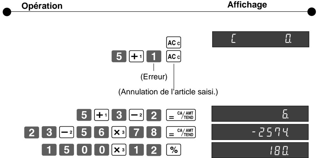 CASIO TE-M80 - 1-1 Exemples de calculs - 1