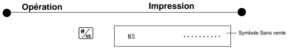Opération Impression #/NS NS Symbol Sans vente