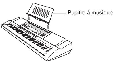 CASIO WK-210 - Installation du pupitre à musique - 1