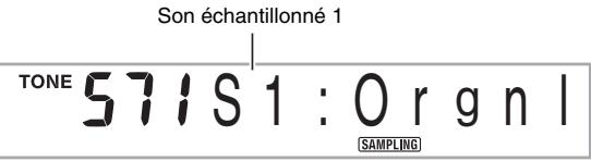 CASIO WK-210 - Lorsque le son devant être échantillonné est terminé, appuyez sur 29. - 1