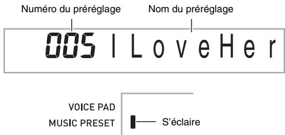 CASIO WK-210 - Appuyez sur ⑤ jusqu'à ce que le témoin suivant apparaisse à l'écran. - 1