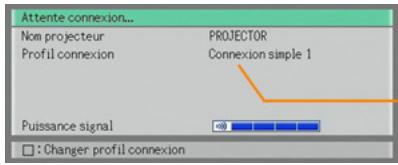 CASIO YW-2L - Raccordez l'adaptateur sans fil CASIO YW-2 au port USB du projecteur de données. - 1