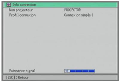 CASIO YW-2L - Assurez-vous que "Afficher Info connexion" est selectionné et appuyez sur la touche [ENTER]. - 1