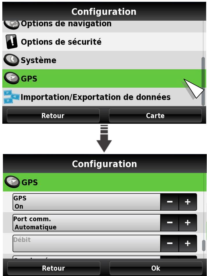 MAPPY ITI 406ND - Paramètres GPS - 1