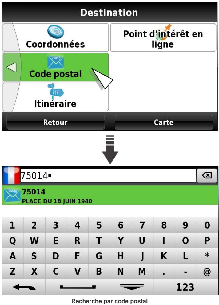 MAPPY ITI 406ND - Recherche par code postal - 1