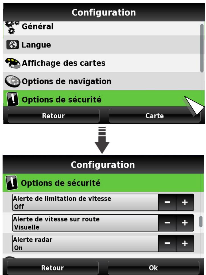 MAPPY ITI 406ND - Options de sécurité - 1