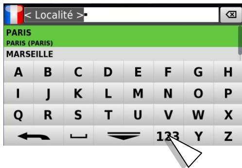 MAPPY ITI 406ND - Utilisation du clavier - 2