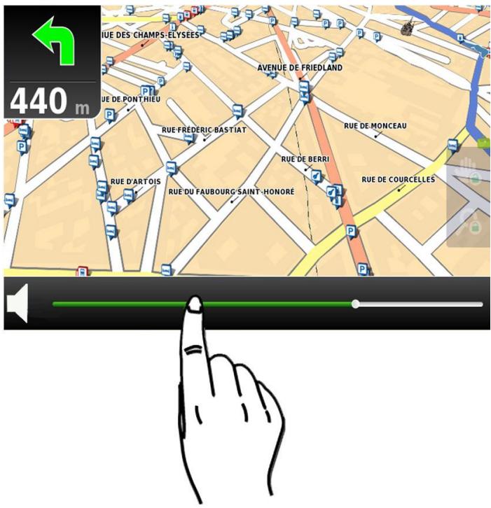 MAPPY ITI 406ND - Réglage du volume - 1
