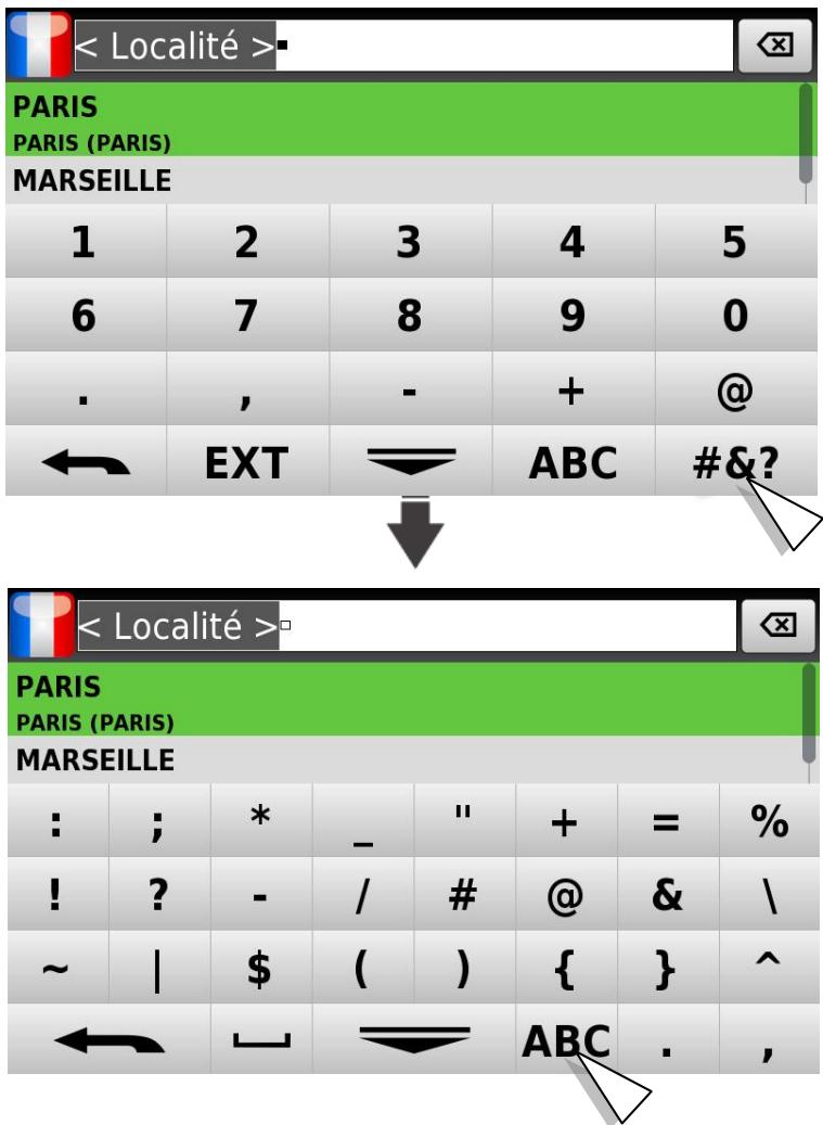 MAPPY ITI 406ND - Utilisation du clavier - 4