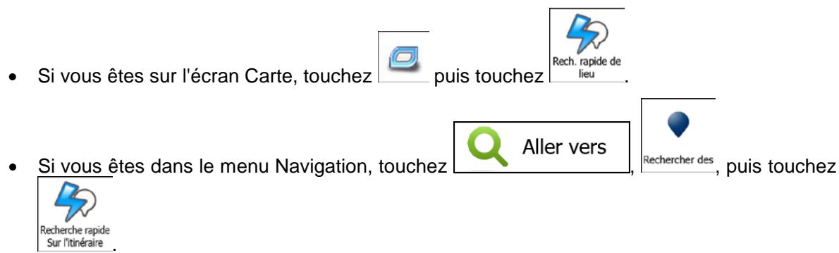 MAPPY ITI E411 - Recherche rapide pour un lieu d'intérêt - 1