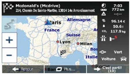 MAPPY ITI E411 - Sélection de la destination à partir de vos favoris - 8