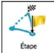 MAPPY ITI E411 - Sélectionner une nouvelle destination lorsque vous avez déjà un itinéraire : Nouvel itinéraire, étape ou destination finale - 3