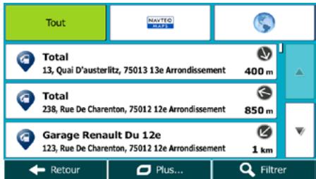 MAPPY ITI E411 - Sélectionner une assistance à proximité depuis l'option « afficher ma position - 8