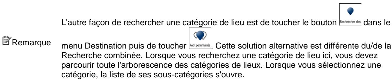 MAPPY ULTI E511 - Recherche combinée — accéder à un lieu d'intérêt par sa catégorie - 6