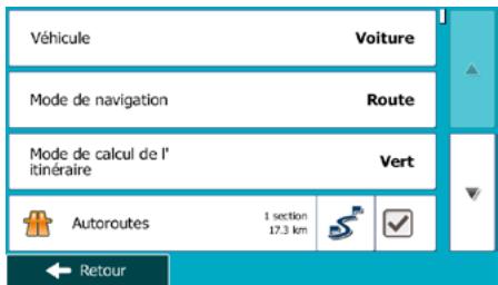 MAPPY ULTI E511 - Modifier le véhicule utilisé dans la planification d'itinéraire - 2