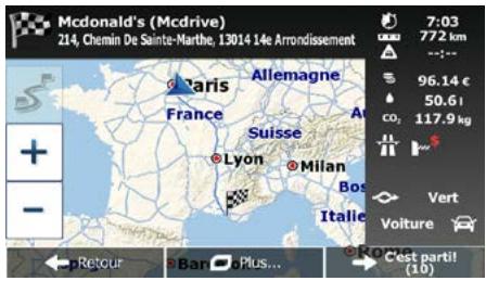MAPPY ULTI S549 - Sélection de la destination à partir de vos favoris - 8