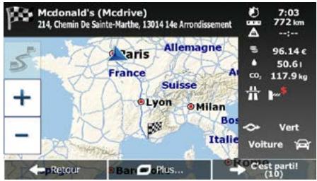 MAPPY ULTI S549 - Recherche combinée — Accéder à une destination récente (Historique) - 5