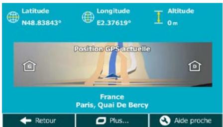 MAPPY ULTI S549 - Vérifier les détails de votre position actuelle (Afficher ma position) - 1
