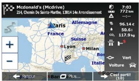 MAPPY ULTI S549 - Saisir les coordonnées de la destination - 8