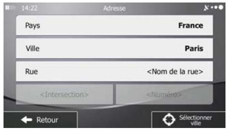 MAPPY ULTI X550 TRUCK - Saisir une adresse - 3