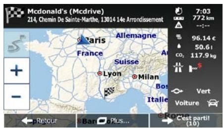 MAPPY MAXIS719 - Recherche combinée — Acceder à une destination favorite - 5