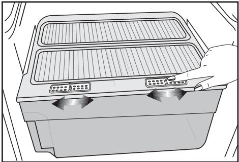 BEKO DSE 33000 - Vochtigheidsregeling van groentelade (alleen bepaalde modellen) - 1