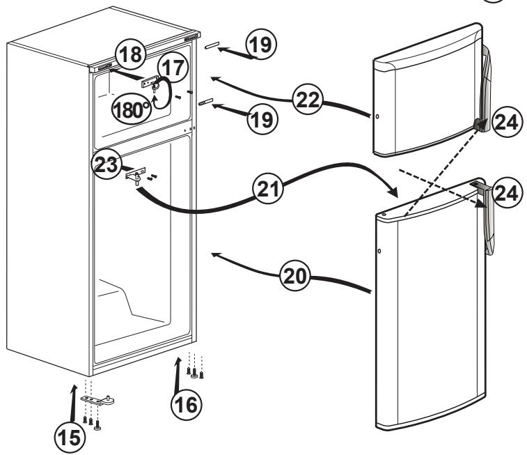 BEKO DSE 33000 - Réversibilité des portes - 2