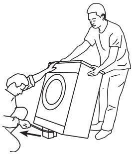 BEKO WDMY94AQUA - Retrait des renforts de conditionnement - 1