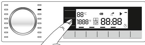 BEKO WMB81421M - Sélection de la vitesse d'essorage - 2