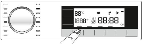 BEKO WMB81421M - Sélection des fonctions optionnelles - 1