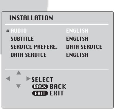 BEKO ACTIVE PRO 32-012B - Selecting the audio language - 1
