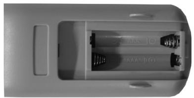 BEKO ACTIVE PRO 32-012B - Inserting batteries into the remote control - 3