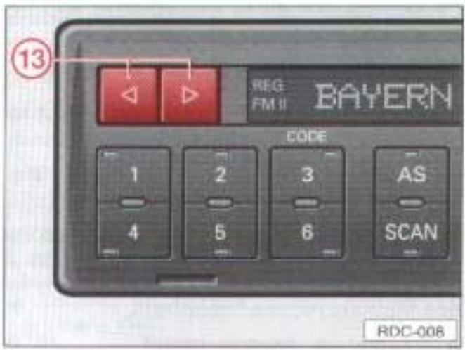 AUDI AUTORADIO SYSTEME O CONCERT - Exemple - 1