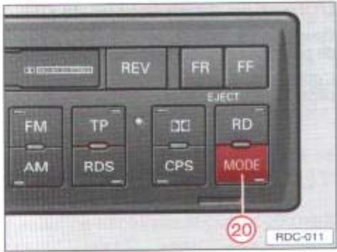 AUDI AUTORADIO SYSTEME O CONCERT - Utilisation du changeur de CD - 1