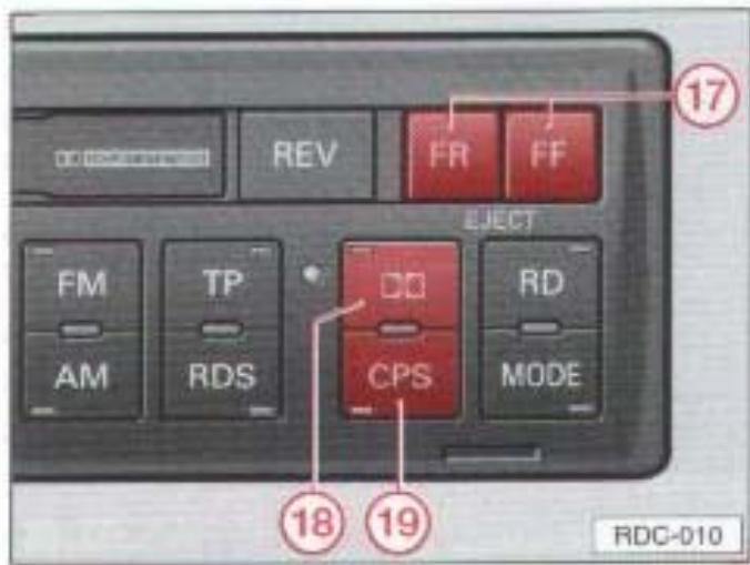 AUDI AUTORADIO SYSTEME O CONCERT - Mode cassette et radioguidage - 1