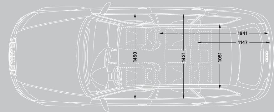 AUDI S6 AVANT - Dimensions en millimètres. - 3