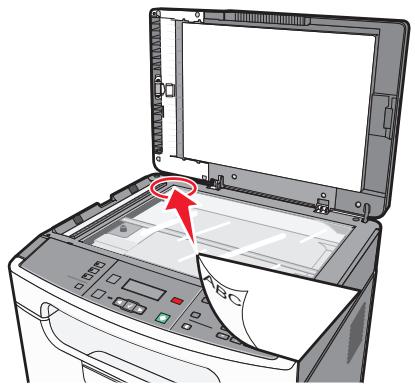LEXMARK X203N - Fonctionnement du DAA et de la vitre du scanner - 2