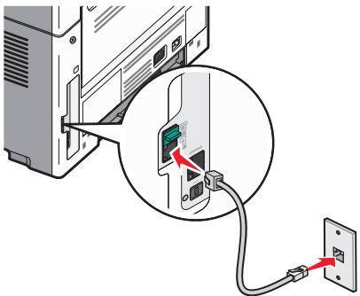 LEXMARK X203N - Connexion à un service de sonnerie distincte - 1
