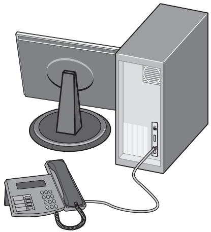 LEXMARK X203N - Connexion à un ordinateur avec modem - 3