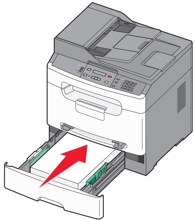 LEXMARK X203N - Chargement du tiroir papier - 9