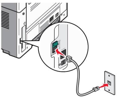 LEXMARK X203N - Connexion à un ordinateur avec modem - 1