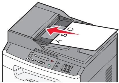 LEXMARK X203N - Envoi d'une télécopie - 1